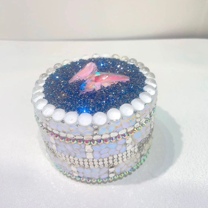 Handmade Diamond Butterfly Storage Box Resin Mold