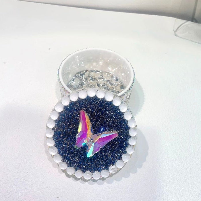 Handmade Diamond Butterfly Storage Box Resin Mold