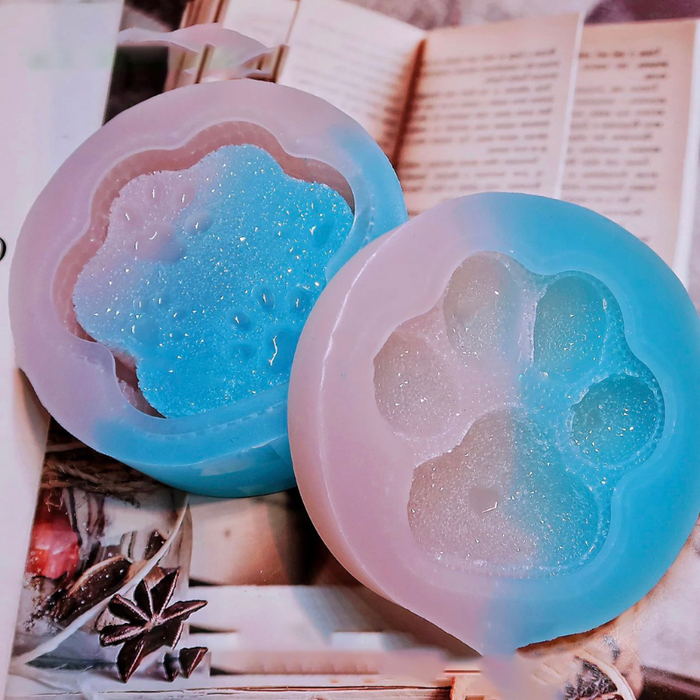 Handmade Diamond Cat's Paw Storage Boxes Resin Molds