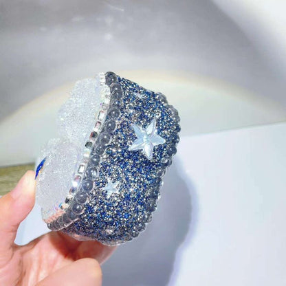 Handmade  Diamond Cat's Paw Storage Jar Resin Molds