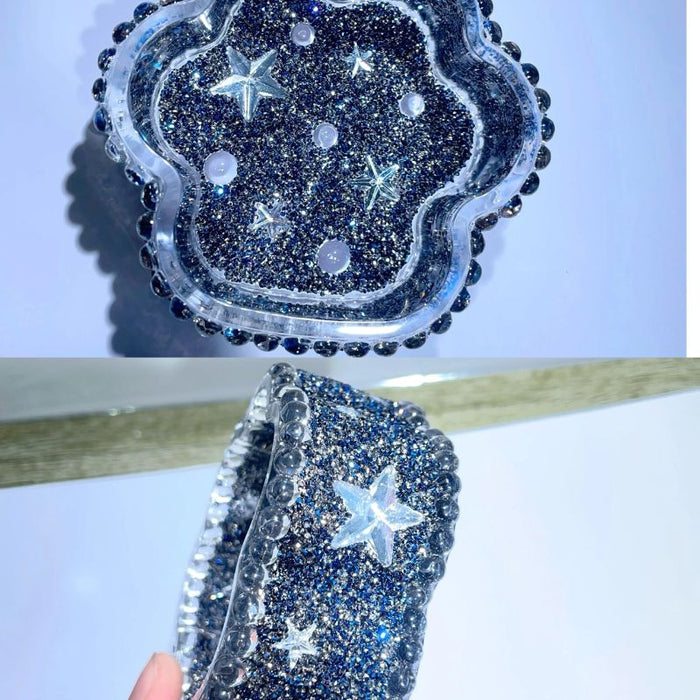 Handmade  Diamond Cat's Paw Storage Jar Resin Molds