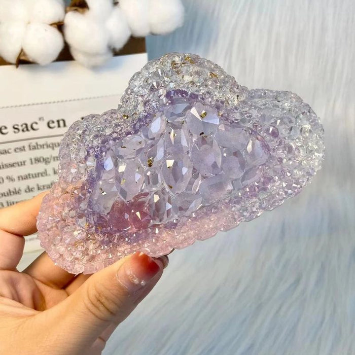 Handmade Diamond Cloud Shape Dish Resin Mold