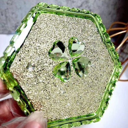 Handmade Diamond Clover Coasters Decoration Resin Molds