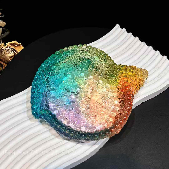 Handmade Diamond Conch Storage Tray Resin Molds