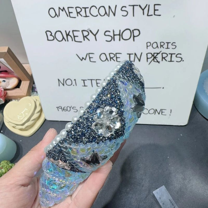 Handmade Diamond Conch Storage Tray Resin Molds