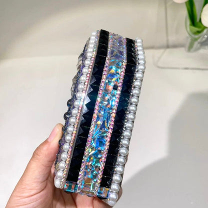 Handmade Diamond Luxury Coffin Storage Box Resin Molds