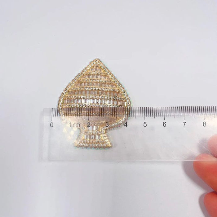 Handmade Diamond Peach Heart Accessory Resin Mold