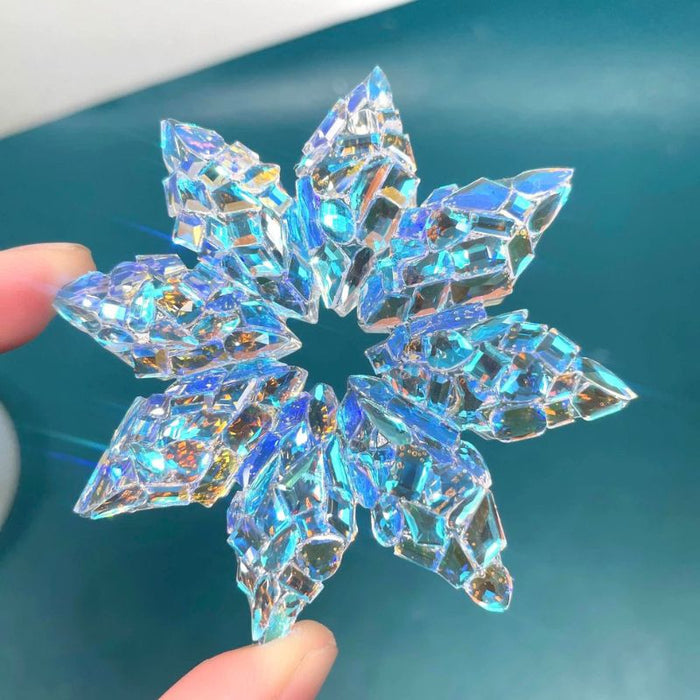 Handmade Diamond Snowflake Resin Mold Decorative Pendant