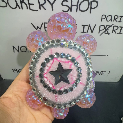 Handmade Diamond Star Turtle Ornament Resin Mold