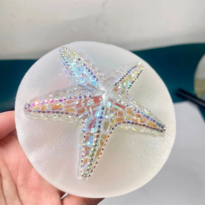Handmade Diamond Starfish Decoration Resin Mold