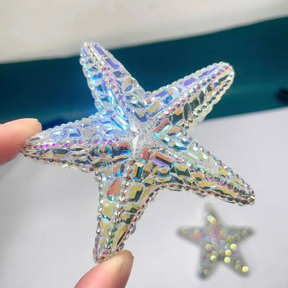 Handmade Diamond Starfish Decoration Resin Mold