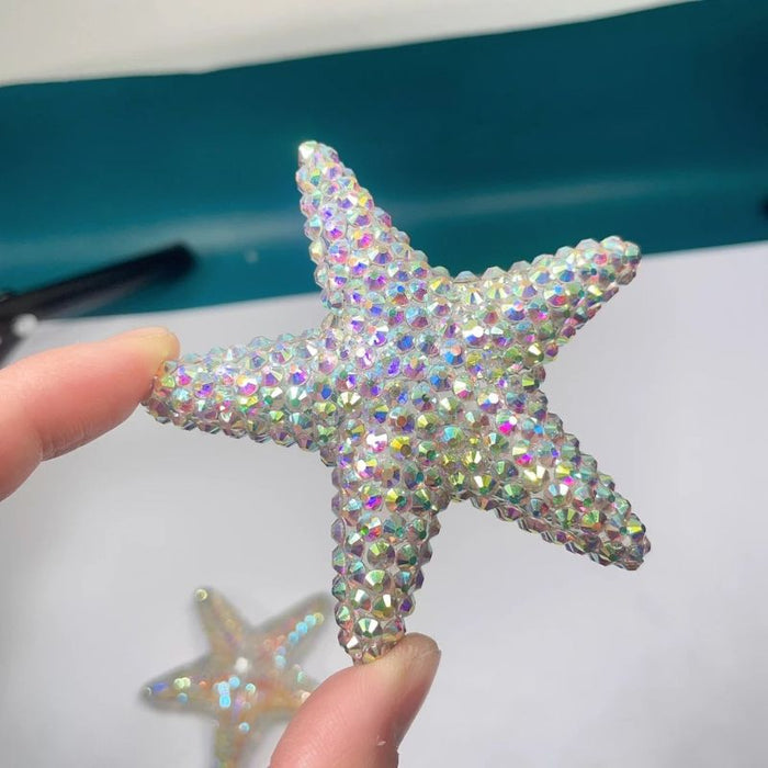 Handmade Diamond Starfish Decoration Resin Mold