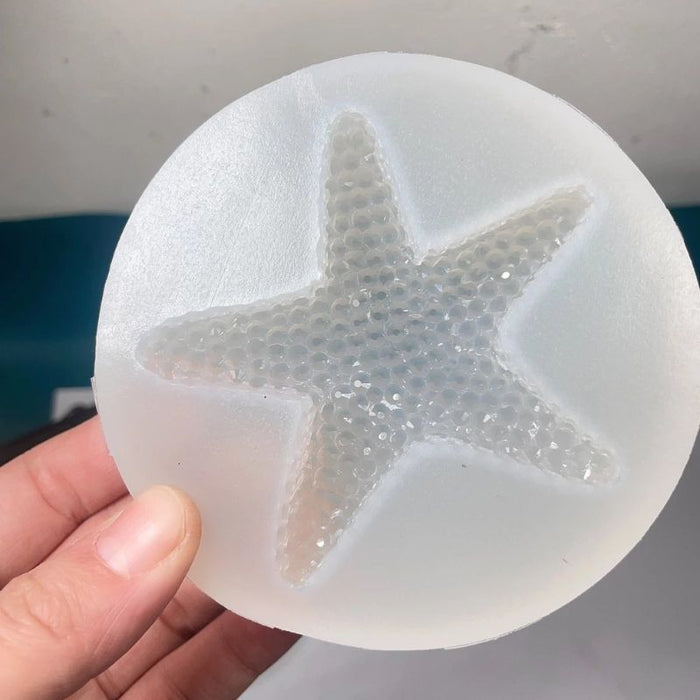 Handmade Diamond Starfish Decoration Resin Mold
