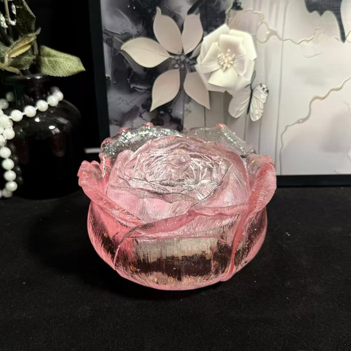 Handmade Extra Large Capacity Rose Storage Box Resin Mold
