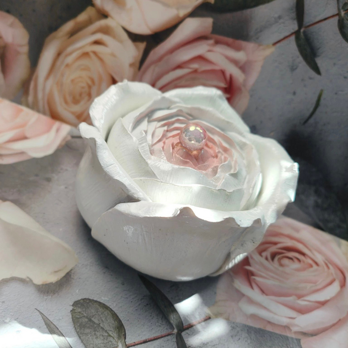 Handmade Extra Large Capacity Rose Storage Box Resin Mold
