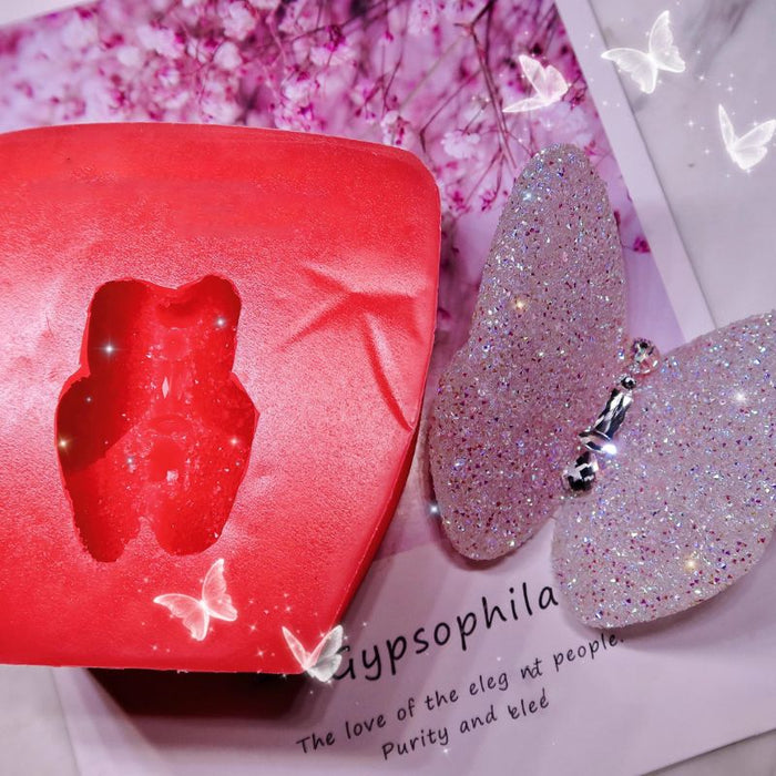 Handmade Large Diamond Butterfly Decoration Resin Mold
