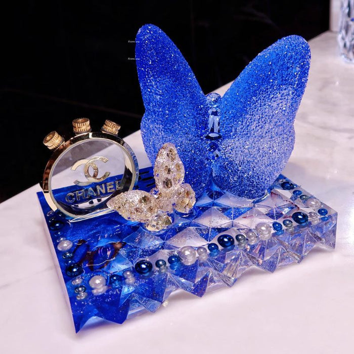 Handmade Large Diamond Butterfly Decoration Resin Mold