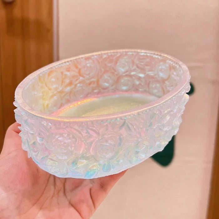 Handmade Large Exquisite Rose Flower Storage Box Resin Molds