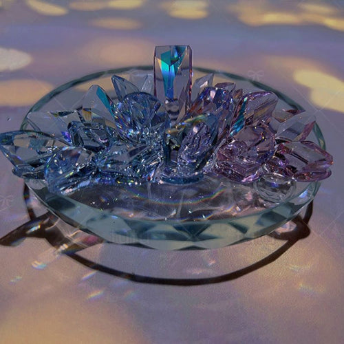 Handmade Large Size Cluster Crystal Ornament Resin Molds