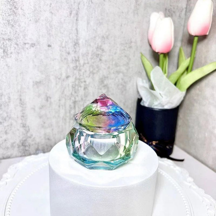 Handmade Small Diamond Storage Jar Resin Mold