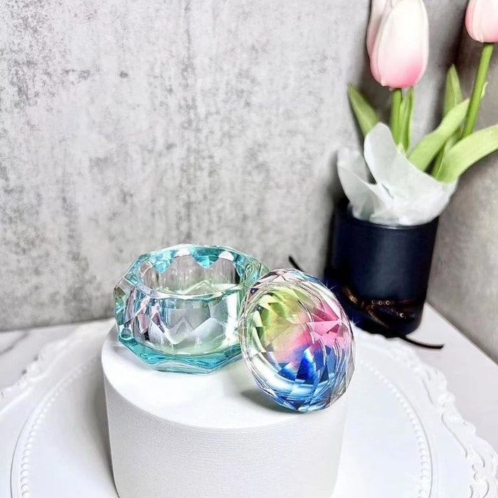 Handmade Small Diamond Storage Jar Resin Mold