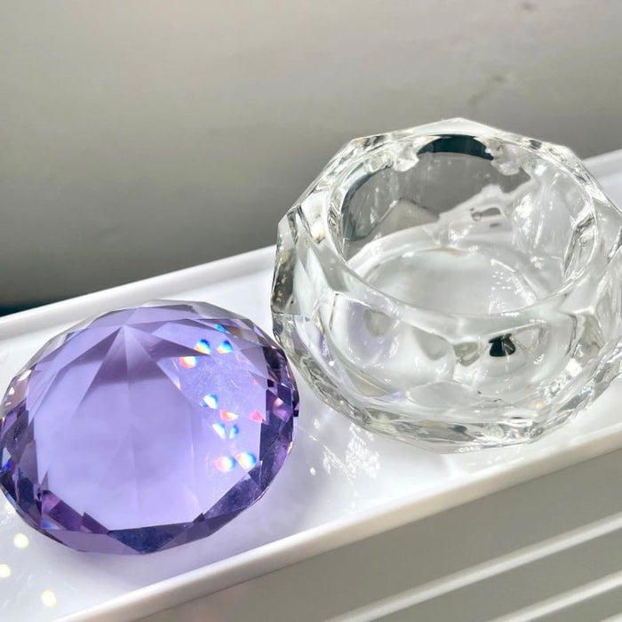 Handmade Small Diamond Storage Jar Resin Mold