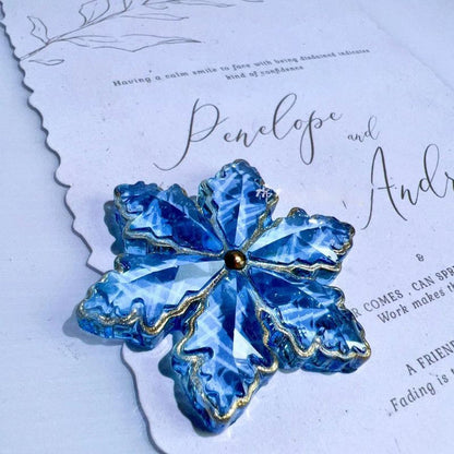 Handmade Snowflake Hanging Resin Mold