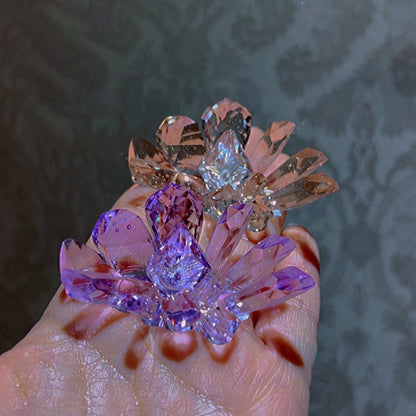 Handmade Ultra Bright Cluster Crystal Ornament Resin Molds