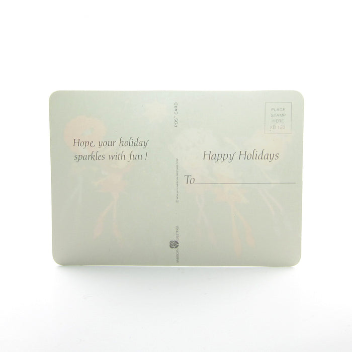 Hope your holiday sparkles with fun post card