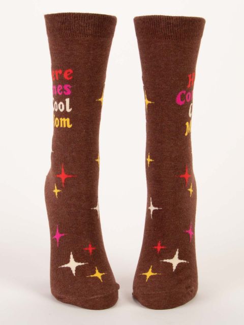 Here Comes Cool Mom Crew Socks - Ali's Wagon