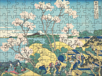 Hokusai 120-Piece Double-Sided Jigsaw Puzzle Set