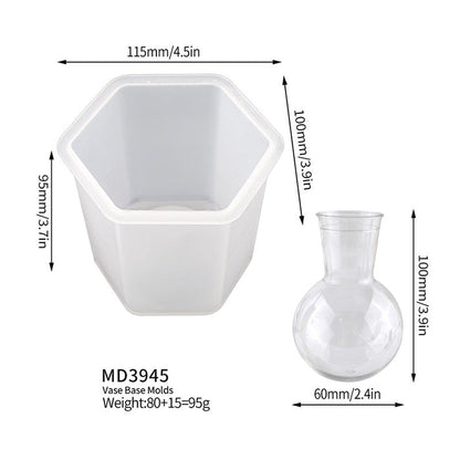 Hydroponic Vase Base Resin Molds