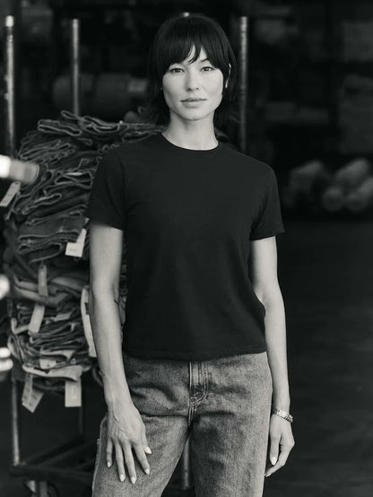 imogene + willie - the cotton project tee - Faded Black