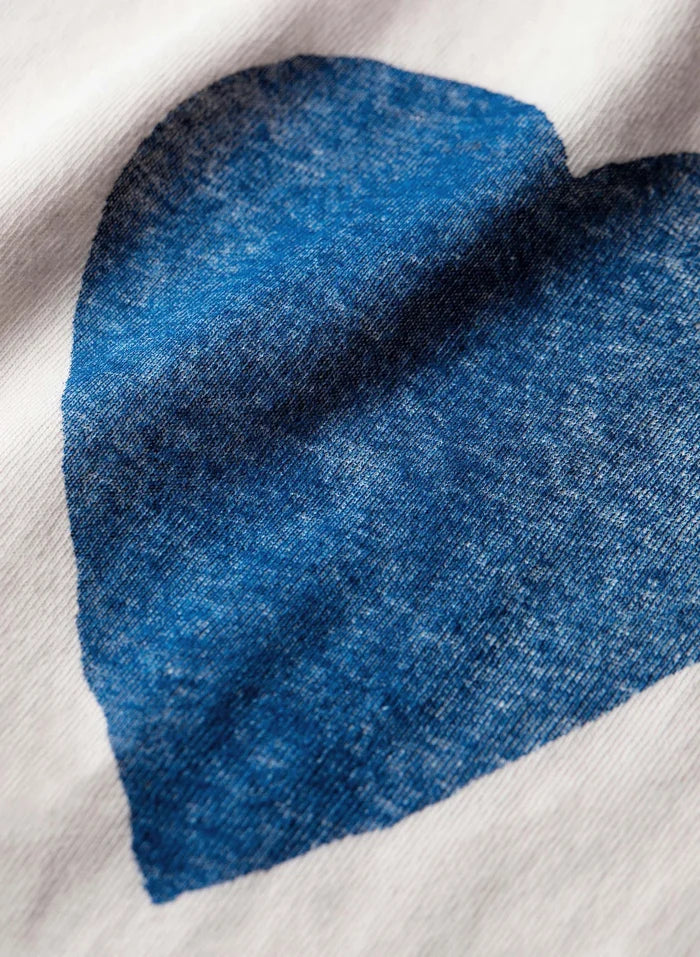 imogene + willie - the "heart" tee - Blue