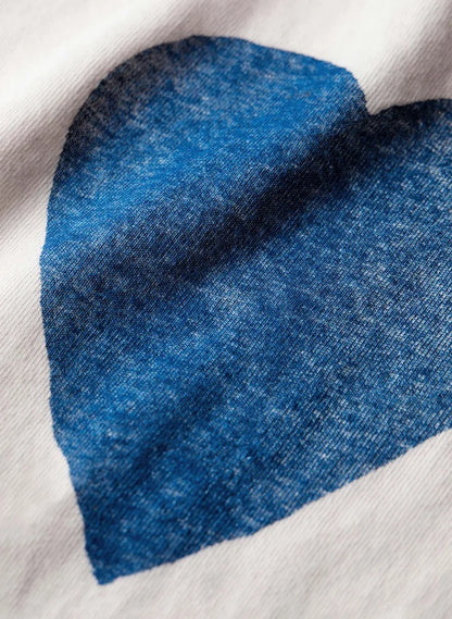 imogene + willie - the "heart" tee - Blue