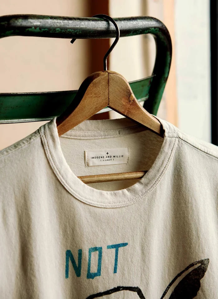 imogene + willie - the "not today" tee - Natural