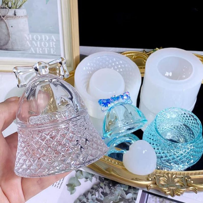 IntoResin Handmade Bell Storage Jar Resin Mold