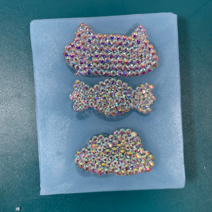 IntoResin Handmade Diamond Hairpin Molds