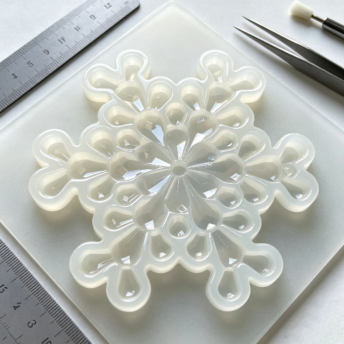 IntoResin Large Handmade Snowflake Mold Snowflake Ornaments