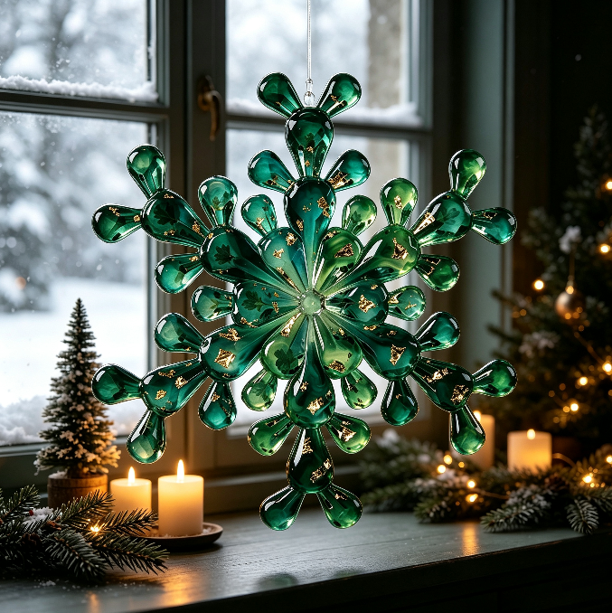 IntoResin Large Handmade Snowflake Mold Snowflake Ornaments