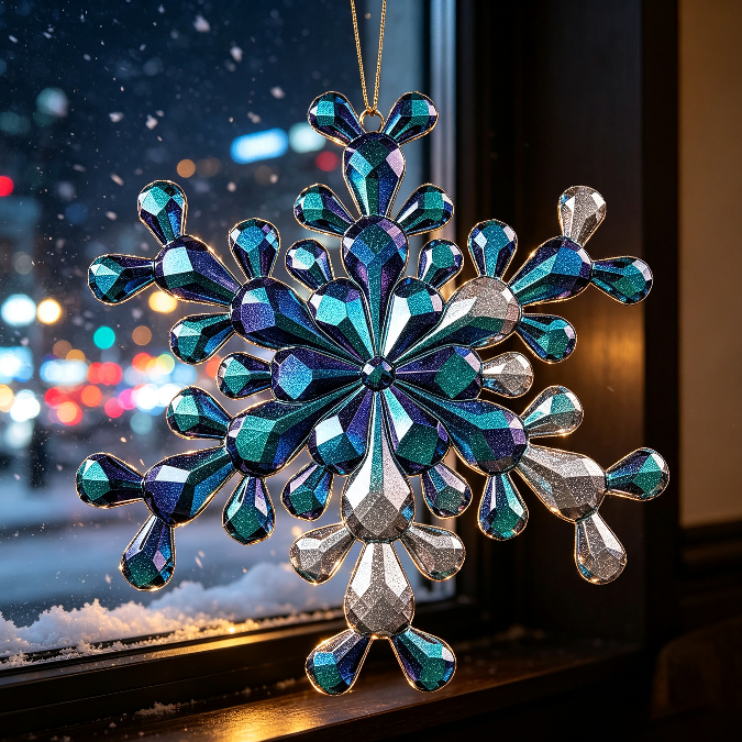 IntoResin Large Handmade Snowflake Mold Snowflake Ornaments
