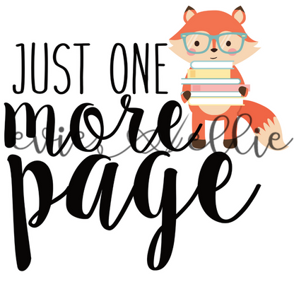 Just One More Page Sub-- Multiple Colors