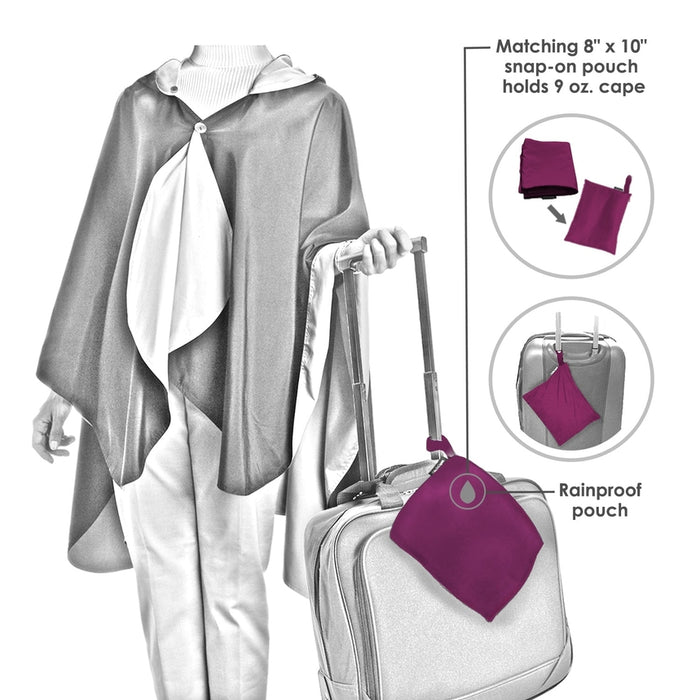 Kandinsky Circles in A Circle Reversible Rain Cape