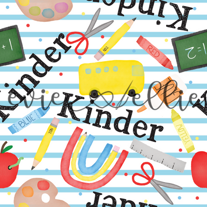 Kinder School Supplies-- Multiple Colors