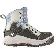 Korkers Buckskin Mary w/ Felt & Kling-On Soles women's wading boot with versatile OmniTrax traction system for fly fishing anglers