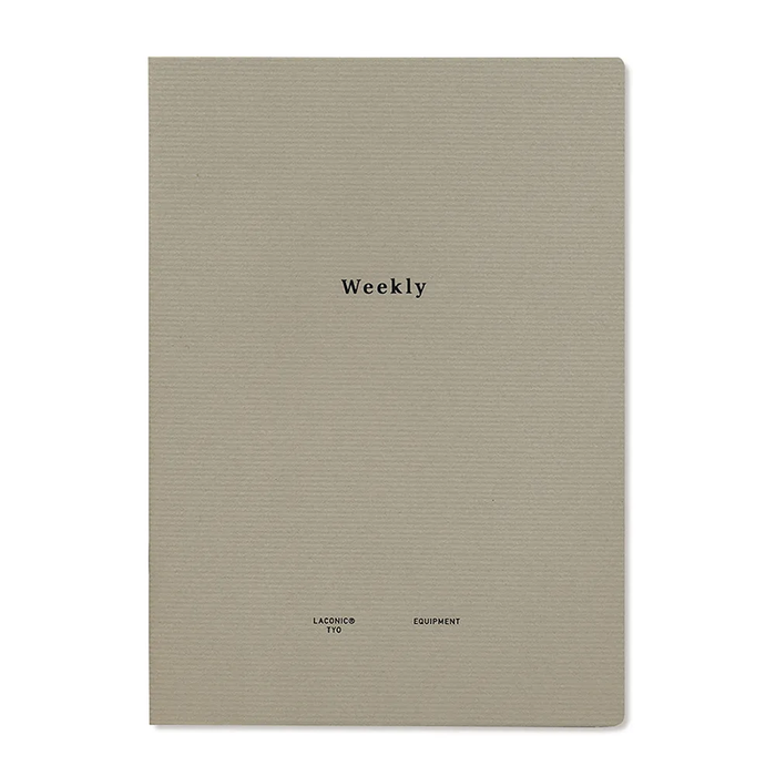 Laconic Style Notebook - Weekly