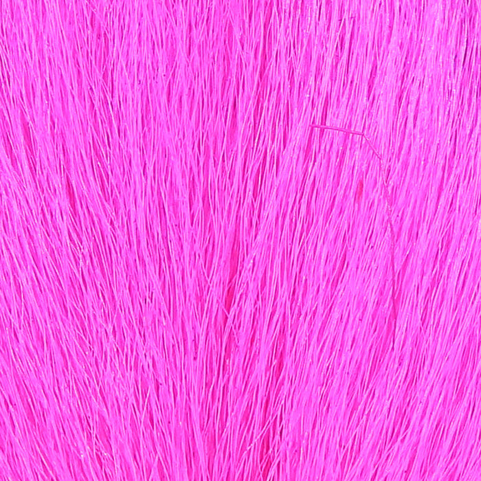 Large Northern Bucktail fibers in vivid pink shade for crafting vibrant fly tying at Freestone Fly Shop fly fishing supplies