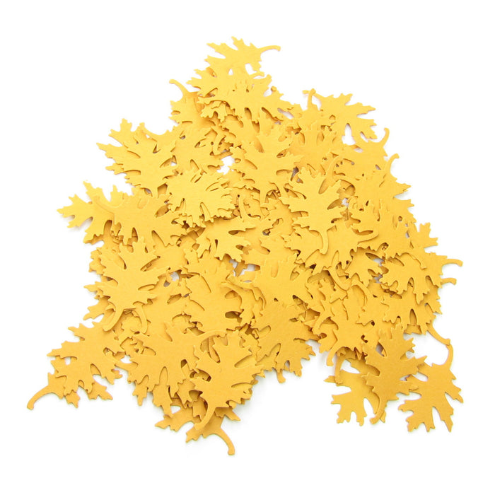 Large oak leaf paper punches or confetti