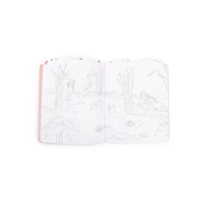 LES ROSALIES COLOURING BOOK WITH STICKERS