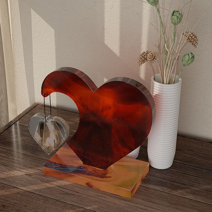Love Patchwork Photo Frame Resin Mold